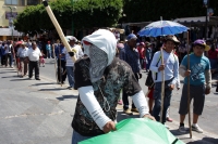 Martes 17 de febrero del 2015. Tuxtla Gutiérrez. Habitantes de las colonias controladas por el MOCRI en la capital del estado de Chiapas, marchan este medio día en las principales avenidas de esta ciudad para exigir regularización de los predios y asentam