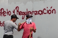Lunes 26 de febrero del 2018. Tuxtla Gutiérrez. Militantes del MOCRI-EZ marchan nuevamente en las calles de la ciudad