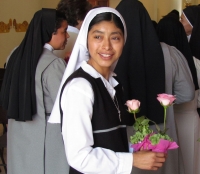 Domingo 6 de febrero. Monjas de varias diocesis de Chiapas y México asisten este domingo a la celebración eucaristica para conmemorar La consagraciòn de Vida que se celebra anualmente en el mes de febrero.