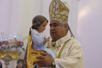 Domingo 2 de enero. Monseñor Rogelio Cabrera, arzobispo de Tuxtla Gutiérrez durante la homilía de este primer domingo del año.