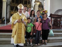 Domingo 1 de mayo. La diócesis de San Cristóbal de las Casas celebro con júbilo al celebrar tres acontecimientos especiales, la misa de acción de gracias por la beatificación de Juan Pablo II, 11 años de la ordenación de Felipe Arismendi Esquivel como obi