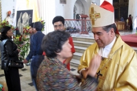 Domingo 1 de mayo. La diócesis de San Cristóbal de las Casas celebro con júbilo al celebrar tres acontecimientos especiales, la misa de acción de gracias por la beatificación de Juan Pablo II, 11 años de la ordenación de Felipe Arismendi Esquivel como obi