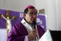 Domingo 10 de marzo del 2019. Tuxtla Gutiérrez. Monseñor Fabio Martínez Castilla durante su homilía dominical en la Catedral de San Marcos