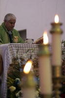 Monseñor Rogelio Cabrera dedica su homilia de esta mañana a los jovenes en Chiapas.