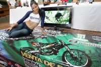 Viernes 22 de octubre. Las bellezas se hacen presentes durante la conferencia de prensa del evento de los X-Pilot´s que se llevara a cabo este sábado en el autodromo Chiapas.