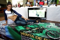 Viernes 22 de octubre. Las bellezas se hacen presentes durante la conferencia de prensa del evento de los X-Pilot´s que se llevara a cabo este sábado en el autodromo Chiapas.