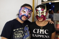 Jueves 19 de septiembre del 2019. Tuxtla Gutiérrez. La familia luchistica en Chiapas se reúne en el Festival de Lucha Libre en la librería José Emilio Pacheco