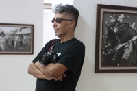 Lunes 2 de marzo del 2020. Tuxtla Gutiérrez. Antes de la inauguración de fotografías Mujeres de René Arauxo. Esta tarde en el Centro Cultural Luis Alaminos Guerrero.