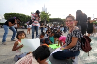 Miércoles 19 de octubre del 2016. Tuxtla Gutiérrez. Grupos feministas se manifiestan esta tarde dentro de las actividades del Paro Nacional de Mujeres buscando justicia para las víctimas de transfeminicidios y feminicidios en México