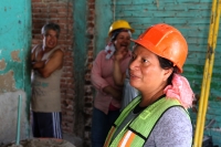 Jueves 6 de septiembre del 2018. Chiapa de Corzo. Las vecinas del Barrio Santa Elena reciben capacitación para trabajar en la albañilerÃÂa en casas afectadas durante el fuerte temblor del 7 de septiembre del 2017 esta localidad ubicada en la ribera del Jueves 6 de septiembre del 2018. Chiapa de Corzo. Las vecinas del Barrio Santa Elena reciben capacitación para trabajar en la albañilerÃÂa en casas afectadas durante el fuerte temblor del 7 de septiembre del 2017 esta localidad ubicada en la ribera del