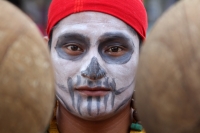 Septiembre del 2014. Tuxtla Gutiérrez. Durante el evento Chiapas Multicultural se reúnen representantes de los grupos indígenas tradicionales en una muestra de danzas y ceremonias de los pueblos originales de Chiapas.