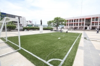 Miércoles 11 de junio del 2014. Tuxtla Gutiérrez. La plaza central de la capital del estado de Chiapas se prepara para vivir la pasión del mundial organizando torneos de fut bol rápido y pantallas gigantes para la retrasmisión de los partidos de la copa m