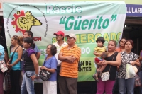 Martes 19 de junio del 2012. Tuxtla Gutiérrez, Chiapas. Emilio Gamboa Patron, líder de la CNOP del PRI acompaña a Manuel el Huero Velazco candidato a la gubernatura del estado de Chiapas por el PV-PRI-PANAL durante los mítines de proselitismo que realizar