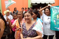 Martes 19 de junio del 2012. Tuxtla Gutiérrez, Chiapas. Emilio Gamboa Patron, líder de la CNOP del PRI acompaña a Manuel el Huero Velazco candidato a la gubernatura del estado de Chiapas por el PV-PRI-PANAL durante los mítines de proselitismo que realizar