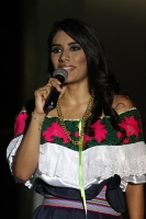 Sábado 31 de mayo del 2014. Tuxtla Gutiérrez. Presentación de las primeras etapas del concurso Miss Earth Chiapas 2014 en el Ágora del Centro cultural Jaime Sabines.