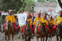 Sábado 8 de agosto del 2015. Chiapa de Corzo. Los Alférez y Naguares recorren las calles de la comunidad ribereña y culminan en recorrido en la representación de las batallas y luchas de las comunidades indígenas de la depresión central de Chiapas durante