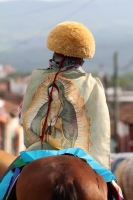 Sábado 8 de agosto del 2015. Chiapa de Corzo. Los Alférez y Naguares recorren las calles de la comunidad ribereña y culminan en recorrido en la representación de las batallas y luchas de las comunidades indígenas de la depresión central de Chiapas durante