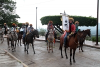 Jueves 8 de agosto del 2019. Chiapa de Corzo. El recorrido de Los Alférez y Naguares durante el recorrido durante las celebraciones patronales de Santo Domingo.