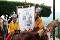 Jueves 8 de agosto del 2019. Chiapa de Corzo. El recorrido de Los Alférez y Naguares durante el recorrido durante las celebraciones patronales de Santo Domingo.