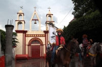 Jueves 8 de agosto del 2019. Chiapa de Corzo. El recorrido de Los Alférez y Naguares durante el recorrido durante las celebraciones patronales de Santo Domingo.