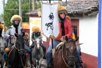 Jueves 8 de agosto del 2019. Chiapa de Corzo. El recorrido de Los Alférez y Naguares durante el recorrido durante las celebraciones patronales de Santo Domingo.