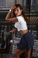 Sábado 14 de junio del 2014. Tuxtla Gutiérrez. Nancy, durante el taller de foto pose de la Agencia de Modelos Sofía Aquino.