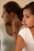 Sábado 14 de junio del 2014. Tuxtla Gutiérrez. Nancy, durante el taller de foto pose de la Agencia de Modelos Sofía Aquino.
