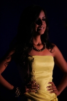 12 bellas jóvenes representan a las diferentes regiones geográficas del estado en la presentación del concurso Nuestra Belleza Chiapas 2010