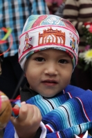 Lunes 4 de enero del 2016. Chiapa de Corzo. Los niños Parachicos y las pequeñas Chiapanecas en el día del Niño de Atocha