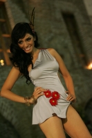 Presentación de las semifinalistas del concurso Nuestra Belleza 2010 en traje de baño y traje estilizado esta noche en la ciudad de Chiapa de Corzo.