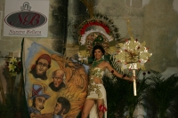 Presentación de las semifinalistas del concurso Nuestra Belleza 2010 en traje de baño y traje estilizado esta noche en la ciudad de Chiapa de Corzo.