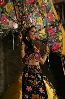 Presentación de las semifinalistas del concurso Nuestra Belleza 2010 en traje de baño y traje estilizado esta noche en la ciudad de Chiapa de Corzo.