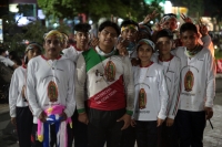 20231209. Tuxtla. Antorchas Guadalupanas en las cercanías del Parque de la marimba