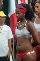 Domingo 20 de mayo del 2012. Puerto Arista, Chiapas. La lente del fotografo nos regala la belleza de las participantes del NORCECA 2012.