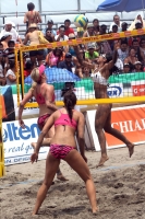 Domingo 20 de mayo del 2012. Puerto Arista, Chiapas. La lente del fotografo nos regala la belleza de las participantes del NORCECA 2012.