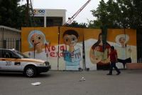 Miércoles 15 de abril del 2015. Tuxtla Gutiérrez. Normalistas de las 17 escuelas de Chiapas se manifiestan este medio día en la plaza central de esta ciudad del sureste de México.