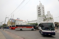 Miércoles 15 de abril del 2015. Tuxtla Gutiérrez. Normalistas de las 17 escuelas de Chiapas se manifiestan este medio día en la plaza central de esta ciudad del sureste de México.