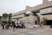 Miércoles 15 de abril del 2015. Tuxtla Gutiérrez. Normalistas de las 17 escuelas de Chiapas se manifiestan este medio día en la plaza central de esta ciudad del sureste de México.
