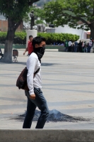 Martes 26 de mayo del 2015. Tuxtla Gutiérrez. Estudiantes normalistas de Chiapas realizan protestas este medio día en la plaza central de esta ciudad.