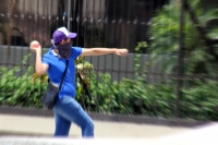 Martes 26 de mayo del 2015. Tuxtla Gutiérrez. Estudiantes normalistas de Chiapas realizan protestas este medio día en la plaza central de esta ciudad.