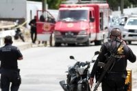 Miércoles 15 de julio del 2020. Tuxtla Gutiérrez. Fuerte movilización Policiaca en el oriente de la ciudad. Este medio día reportan el cuerpo sin vida de una persona en las cercanías del puente del Río Sabinal en las cercanías de la Colonia El Vergel.