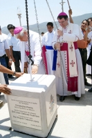 El Nuncio Apostólico Christophe Pierre durante su segundo día de actividades en la ciudad de Tuxtla Gutiérrez.