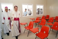 El Nuncio Apostólico Christophe Pierre durante su segundo día de actividades en la ciudad de Tuxtla Gutiérrez.