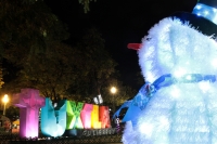 Sábado 16 de diciembre del 2017. Tuxtla Gutiérrez. El Parque de la Marimba se viste de luces y colores durante esta época decembrina