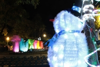 Sábado 16 de diciembre del 2017. Tuxtla Gutiérrez. El Parque de la Marimba se viste de luces y colores durante esta época decembrina