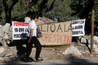 Lunes 22 de febrero. Aspecto de la construcción de la Calzada de las Etnias.