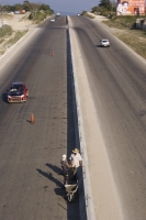 Miércoles 17 de noviembre. Con una inversión millonaria las obras de ampliación de la carretera panamericana y los distribuidores viales de la Pochota y de el crucero de Berriozabal se encuentran casi terminadas y se espera que sean inauguradas en las pró