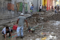 Lunes 22 de agosto, 2011, Los Trabajadores de las obras del primer cuadro no cuentan con herramientas. Lunes 22 de agosto, 2011, Los Trabajadores de las obras del primer cuadro no cuentan con herramientas.