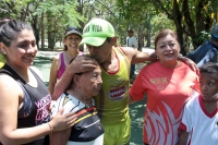 Domingo 25 de agosto del 2019. Tuxtla Gutiérrez. Don Oscar de los Santos corre por 24 horas seguidas durante su ejercicio de preparación en Parque Recreativo Caña Hueca