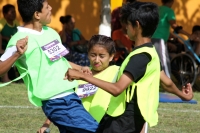 Viernes 18 de agosto del 2017. Tuxtla Gutiérrez. El Centro de Rehabilitación Infantil Teletón de la capital de Chiapas realiza esta mañana la mini olimpiada donde participan los niños junto con los voluntarios del Club Amigos en actividades que incentivan